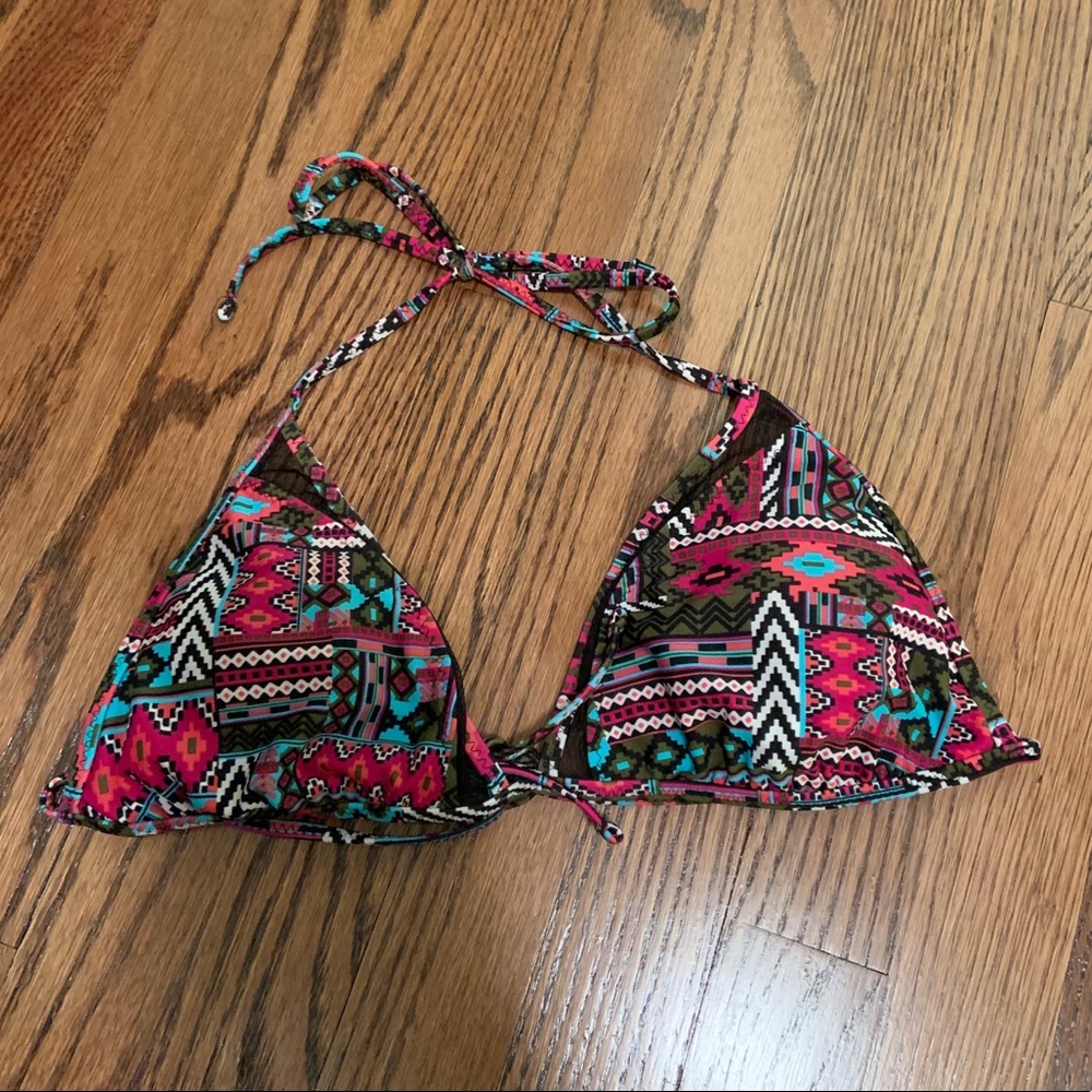Aztec Pattern Bikini Top